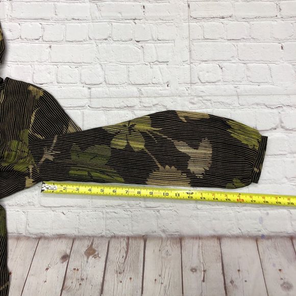 Sigrid Olsen Women Blouse Top Button Shirt Size Small Wool Silk Floral B243 -13 - Picture 4 of 14